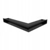 Kratka wentylacyjna luft Kratki Luft narożna lewa 76,6x54,7x9 cm czarna 1 7fdf6bd61bc2844073190b8ffedcb75d
