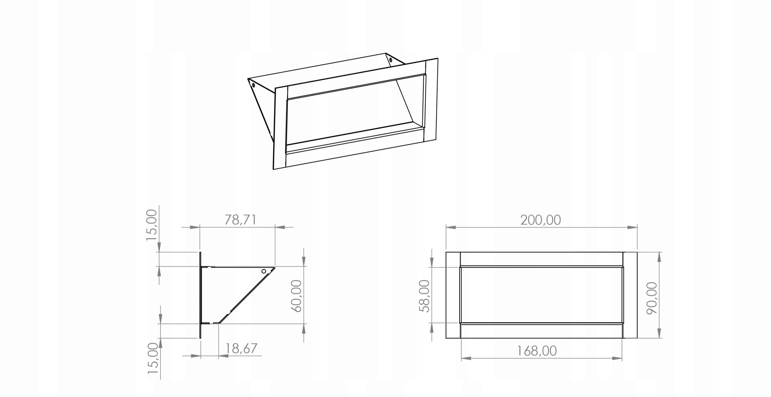 Kratka wentylacyjna/kominkowa luft czarny 9x20 płytki 4 f9befb378a4932f76ed2ef038d2ba182